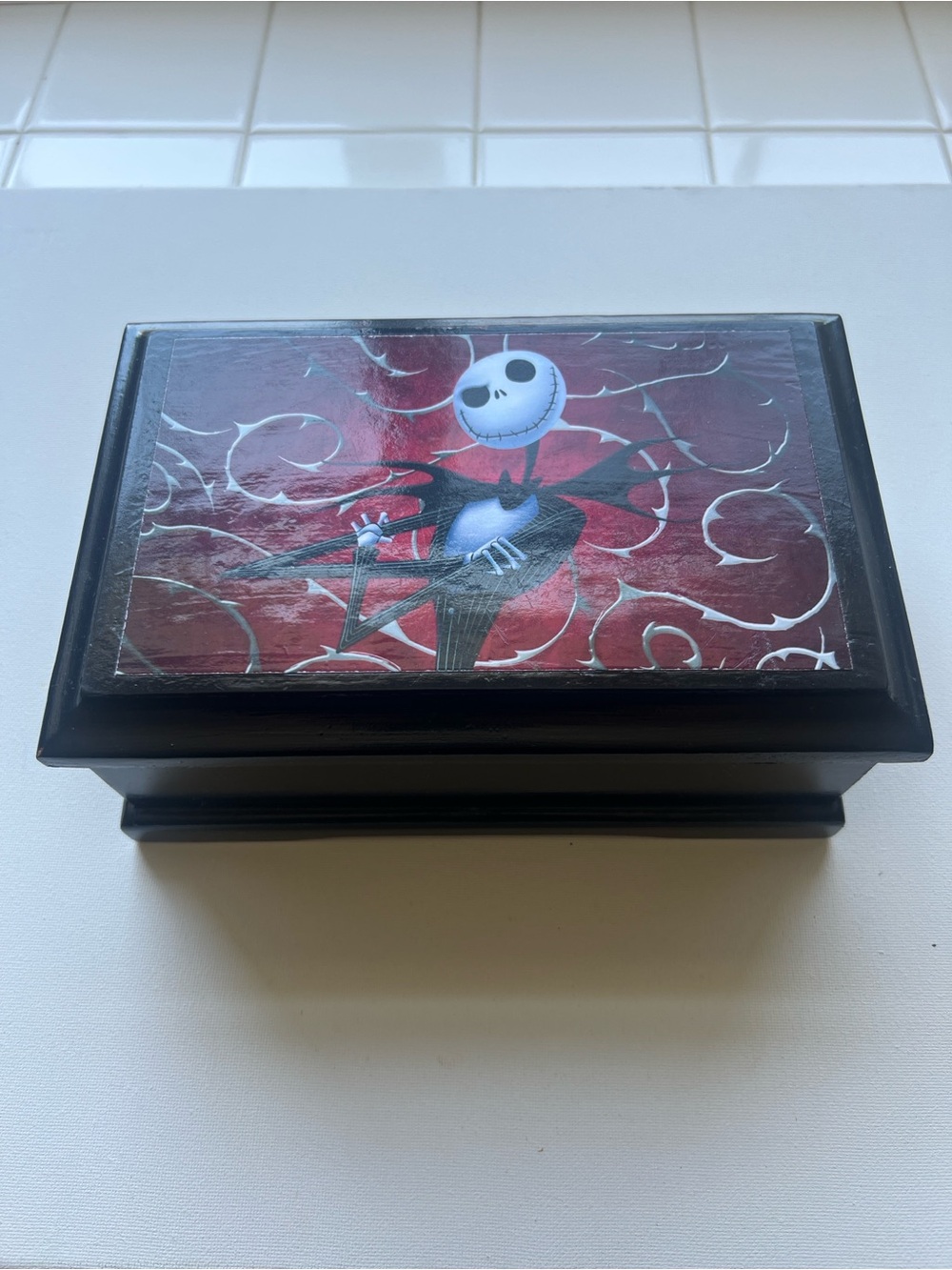 Handmade Nightmare Before Christmas Jack Skellington Trinket Box -
